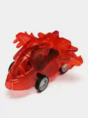 Красный инерционный самолётик, мини