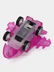 Розовый инерционный самолётик, мини