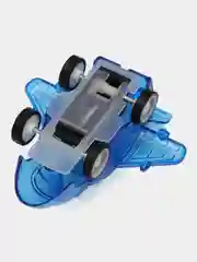 Розовый инерционный самолётик, мини