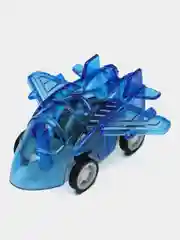 Розовый инерционный самолётик, мини