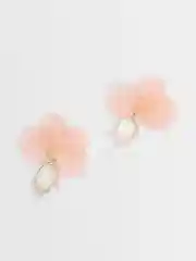 Розовый серьги женские Lotus, с подвесками в форме лепестков