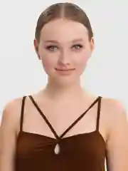 Серебряный женские серьги круглые со стразами