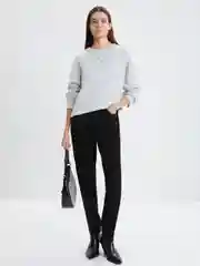 Черный джинсы женские Zarina mom fit, с высокой посадкой
