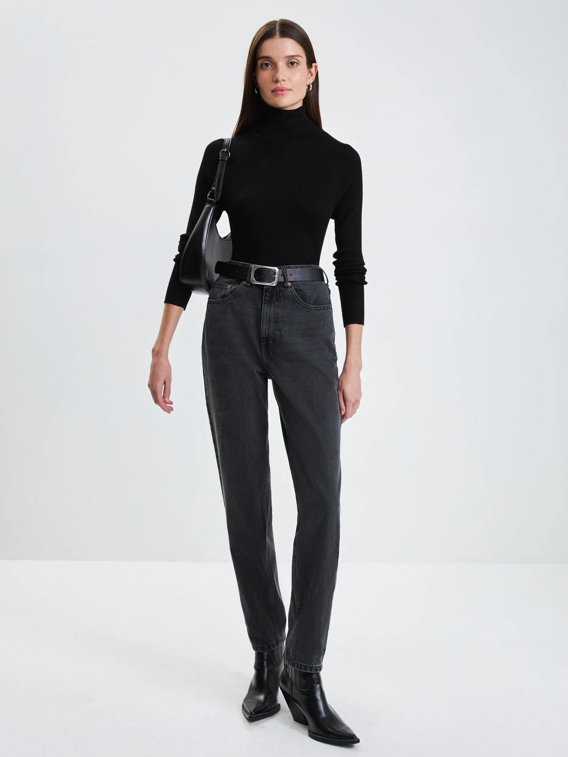 Джинсы женские Zarina mom fit, с высокой посадкой