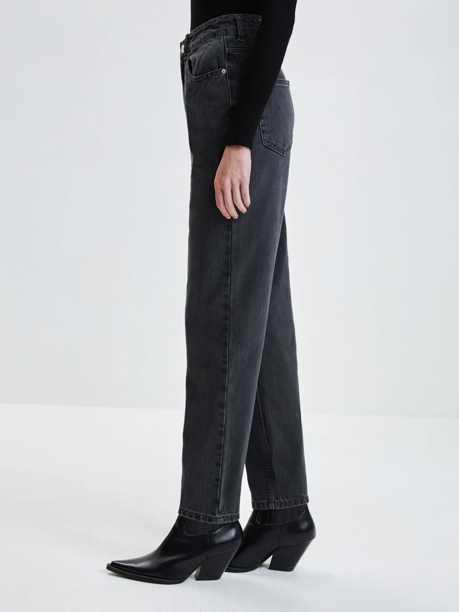 Джинсы женские Zarina mom fit, с высокой посадкой