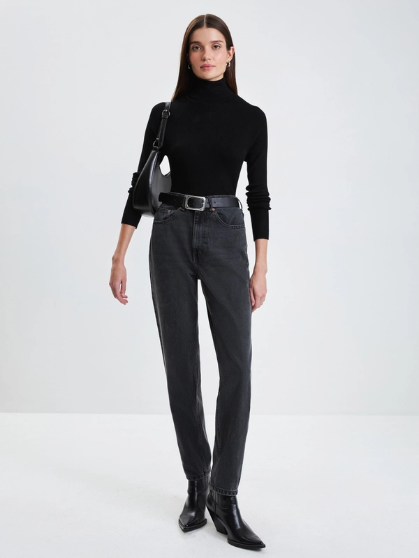 Джинсы женские Zarina mom fit, с высокой посадкой