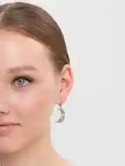 Золотой серьги "Луна и Солнце"