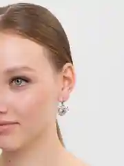 Серьги женские, сережки "Сердечки"