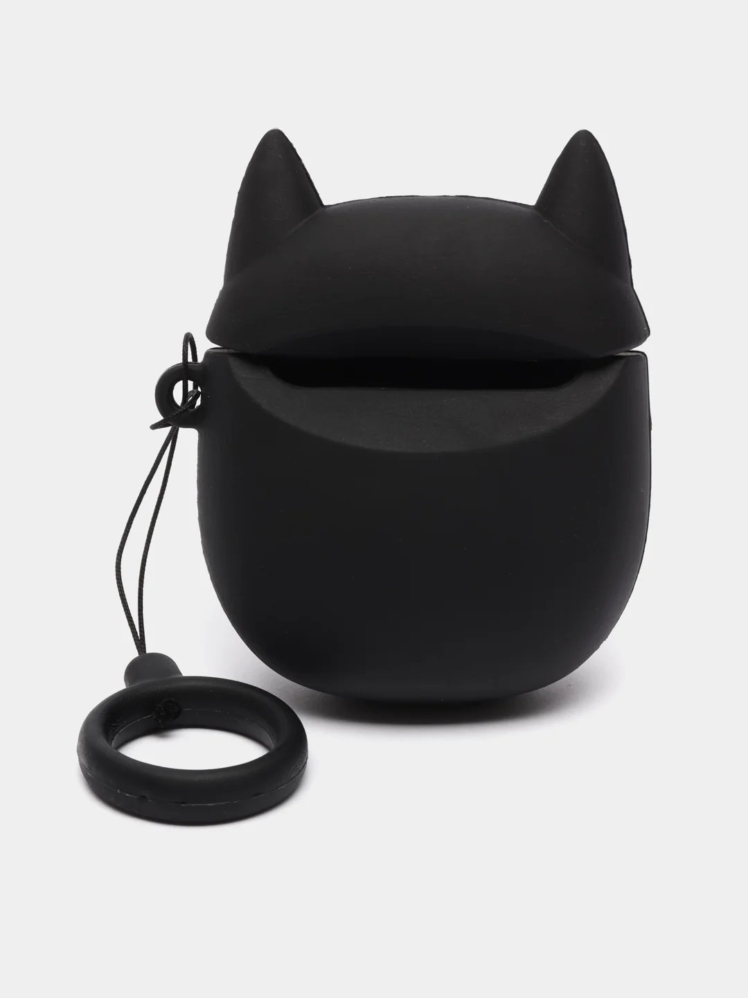 Оливковый чехол для беспроводных наушников AirPods (Аирподс) 1 / 2 / Pro, Pro 2 с карабином