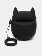 Оливковый чехол для беспроводных наушников AirPods (Аирподс) 1 / 2 / Pro, Pro 2 с карабином
