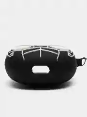 Оливковый чехол для беспроводных наушников AirPods (Аирподс) 1 / 2 / Pro, Pro 2 с карабином