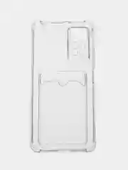 Прозрачный чехол Redmi Note 11 Pro / Note 12 Pro 4G Нот 11 Про, прозрачный, с карманом для карты