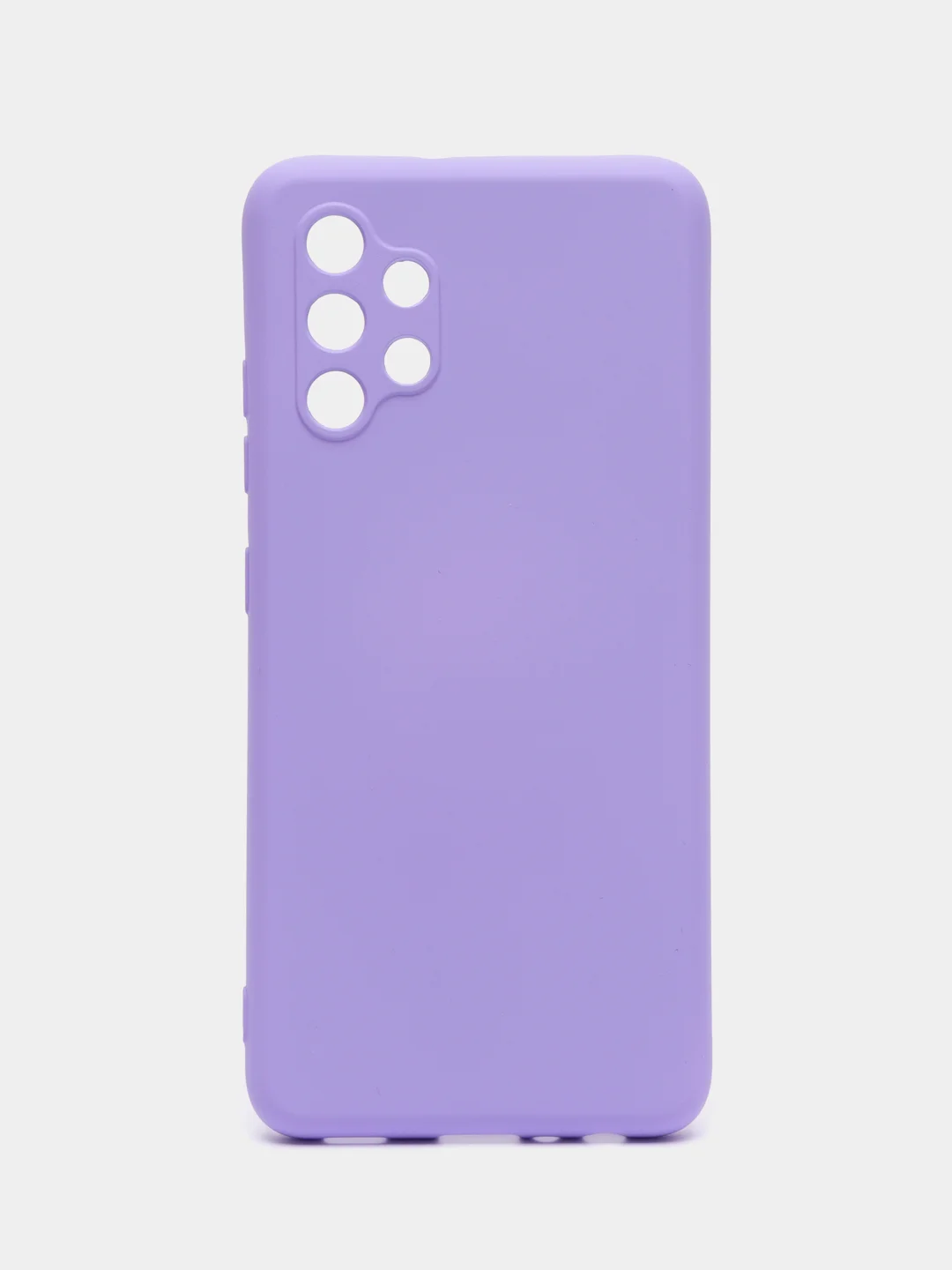 Сиреневый чехол Samsung Galaxy A32 (4G), Галакси А32 4G силиконовый Silicone Cover с закрытым низом