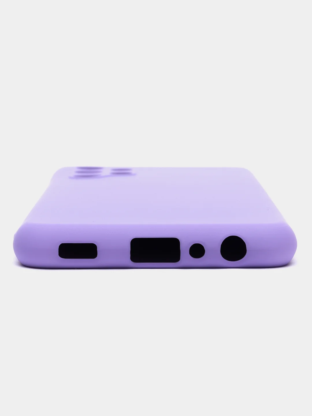 Сиреневый чехол Samsung Galaxy A32 (4G), Галакси А32 4G силиконовый Silicone Cover с закрытым низом