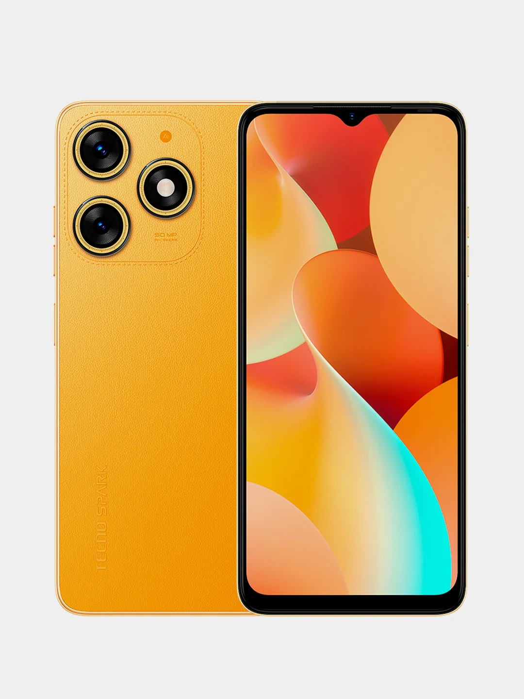 Оранжевый смартфон Tecno Spark 10 4/128 Gb