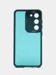Морской чехол матовый для Samsung Galaxy S23, пластиковый, полупрозрачный, с глянцевой рамкой