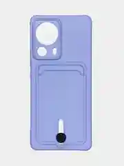 Чехол для Xiaomi 13 Lite / Сяоми 13 Лайт, силиконовый, с карманом для карты