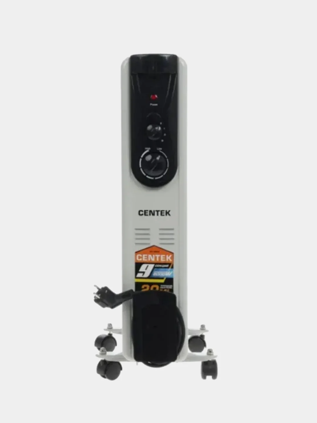 Масляный обогреватель Centek CT-6201 9 секц.(20м) 2000Вт, 3 режима, защ. от перегрева