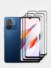 Прозрачный xiaomi Redmi 12C, 10C, Poco C40 (Сяоми редми 12С, 10С, Поко С40) Защитное стекло 9D
