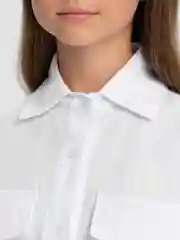 Рубашка белая, для девочки