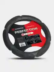 Оплётка на руль AUTOPREMIER, спонжевая, 6 подушек, эко кожа, размер М(37-39)