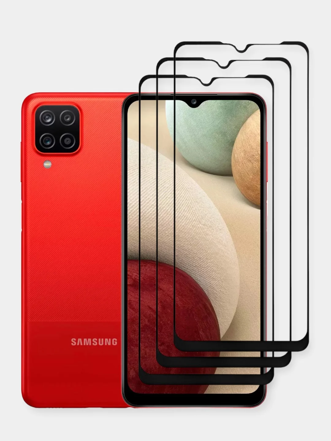 Прозрачный защитное стекло Samsung Galaxy A12 A13 M12 А23 A02S A02 A03S A03 A04 A04S A13 A04E