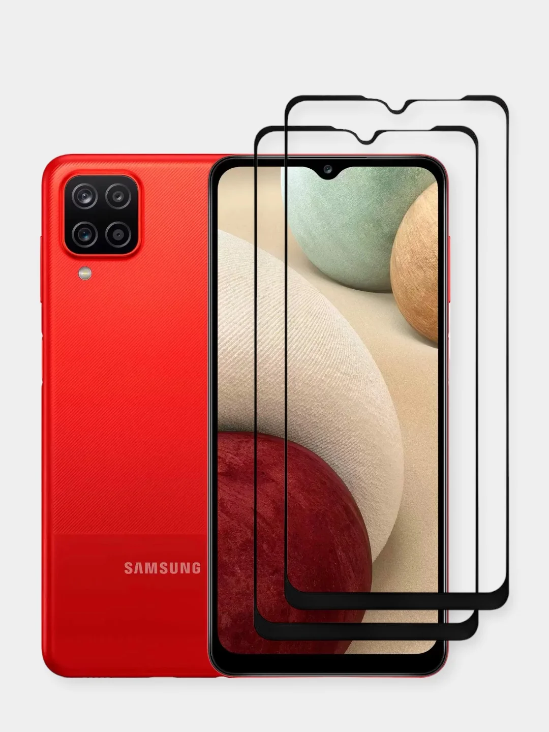 Марсала защитное стекло Samsung Galaxy A12 A13 M12 А23 A02S A02 A03S A03 A04 A04S A13 A04E