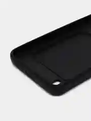 Черный силиконовый чехол для Realme C21 (Реалми С21), карманом для карт