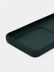 Зеленый чехол для Xiaomi Redmi 8A (Сяоми Редми 8А) с карманом для карт, силиконовый, прозрачный