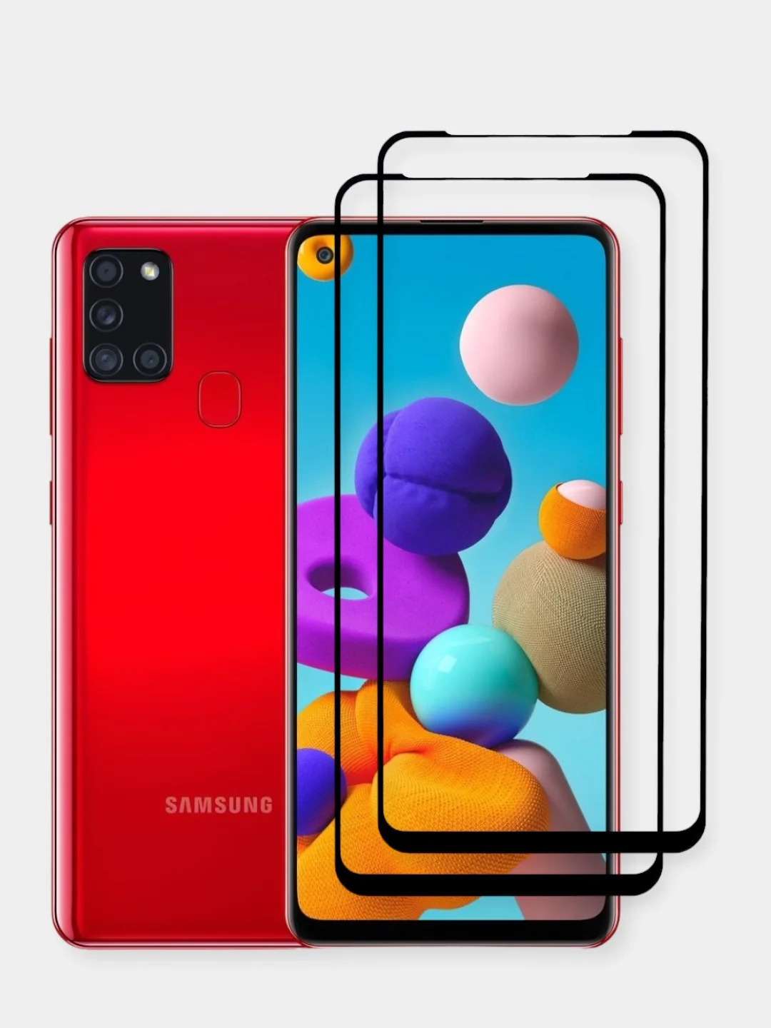 Марсала samsung Galaxy A21s, Самсунг Галакси 21с, защитное стекло 9D