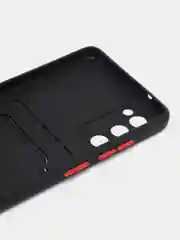 Черный чехол Samsung Galaxy S20 FE S20FE (Самсунг Галакси С20ФЕ), с карманом для карт