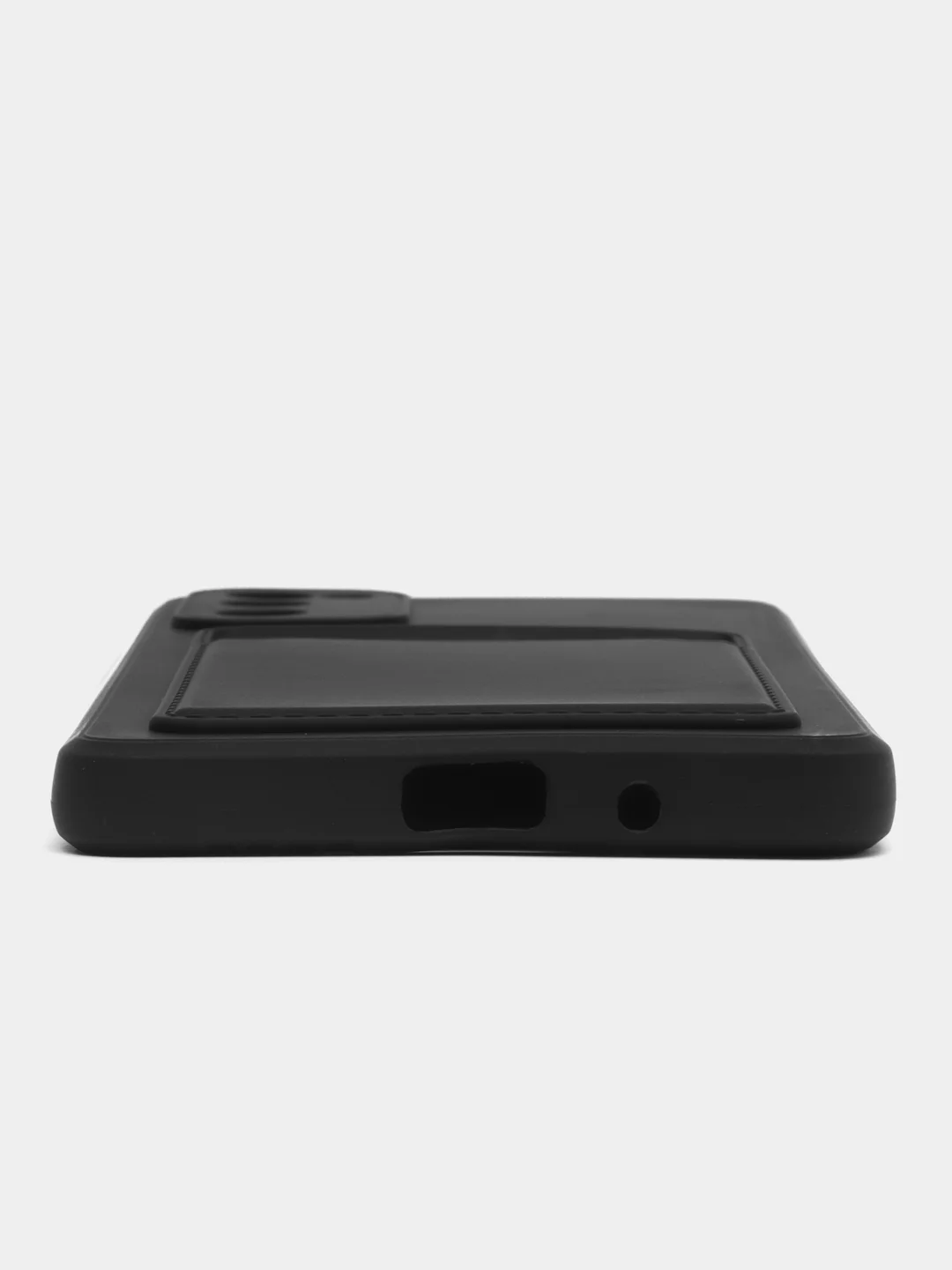 Черный чехол Samsung Galaxy S20 FE S20FE (Самсунг Галакси С20ФЕ), с карманом для карт