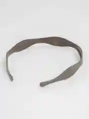 Тёмно-серый ободок для волос . Чёрный ободок. Летний яркий пластиковый ободок для волос