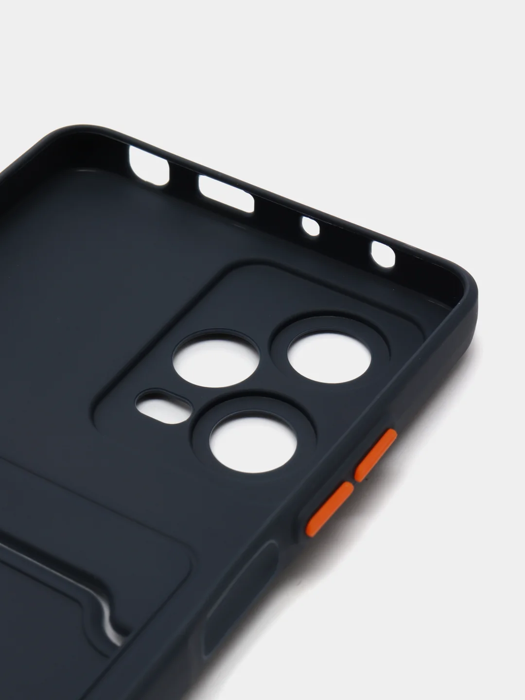 Морской силиконовый чехол для Xiaomi Redmi Note 12 Pro 5G, с карманом для карт, прозрачный
