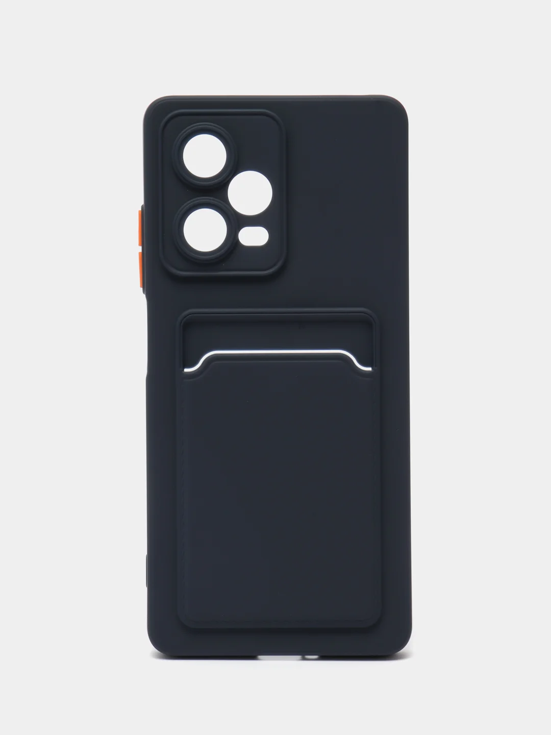 Морской силиконовый чехол для Xiaomi Redmi Note 12 Pro 5G, с карманом для карт, прозрачный