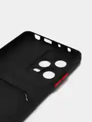 Хром силиконовый чехол для Xiaomi Redmi Note 12 Pro 5G, с карманом для карт, прозрачный