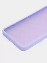 Лавандовый чехол матовый для Samsung Galaxy A33, пластиковый, полупрозрачный, с глянцевой рамкой