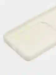 Белый силиконовый чехол для Honor 50 Lite / Nova 8i / Хонор 50 Лайт / Нова 8 ай, с карманом для карт