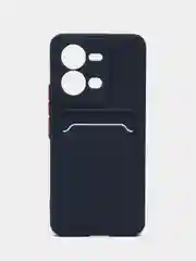 Морской чехол силиконовый для Vivo V25 / V25E (Виво В25 / В25Е), с карманом для карт