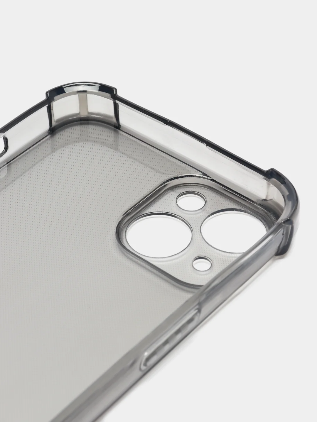Черный прозрачный чехол iPhone 6/7/8/11/12/13/14/15/16/SE/XS/XR/Pro/Max/Plus/Mini противоударный