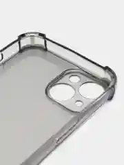 Черный прозрачный чехол iPhone 6/7/8/11/12/13/14/15/16/SE/XS/XR/Pro/Max/Plus/Mini противоударный
