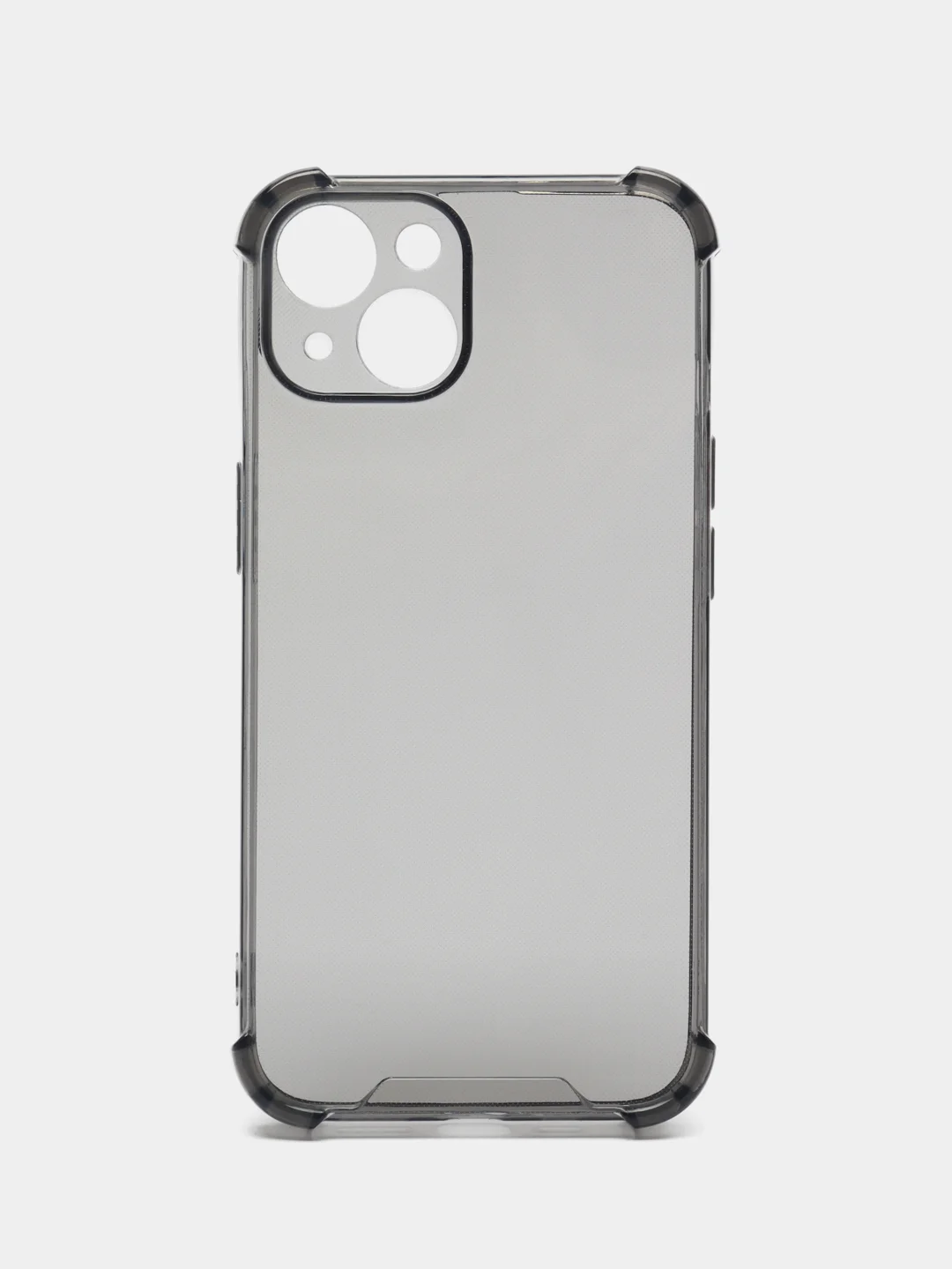 Черный прозрачный чехол iPhone 6/7/8/11/12/13/14/15/16/SE/XS/XR/Pro/Max/Plus/Mini противоударный