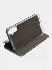 Серебряный чехол-книжка для Samsung Galaxy A34 / Самсунг Галакси А34