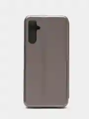 Серебряный чехол-книжка для Samsung Galaxy A34 / Самсунг Галакси А34