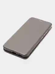 Серебряный чехол-книжка для Samsung Galaxy A34 / Самсунг Галакси А34