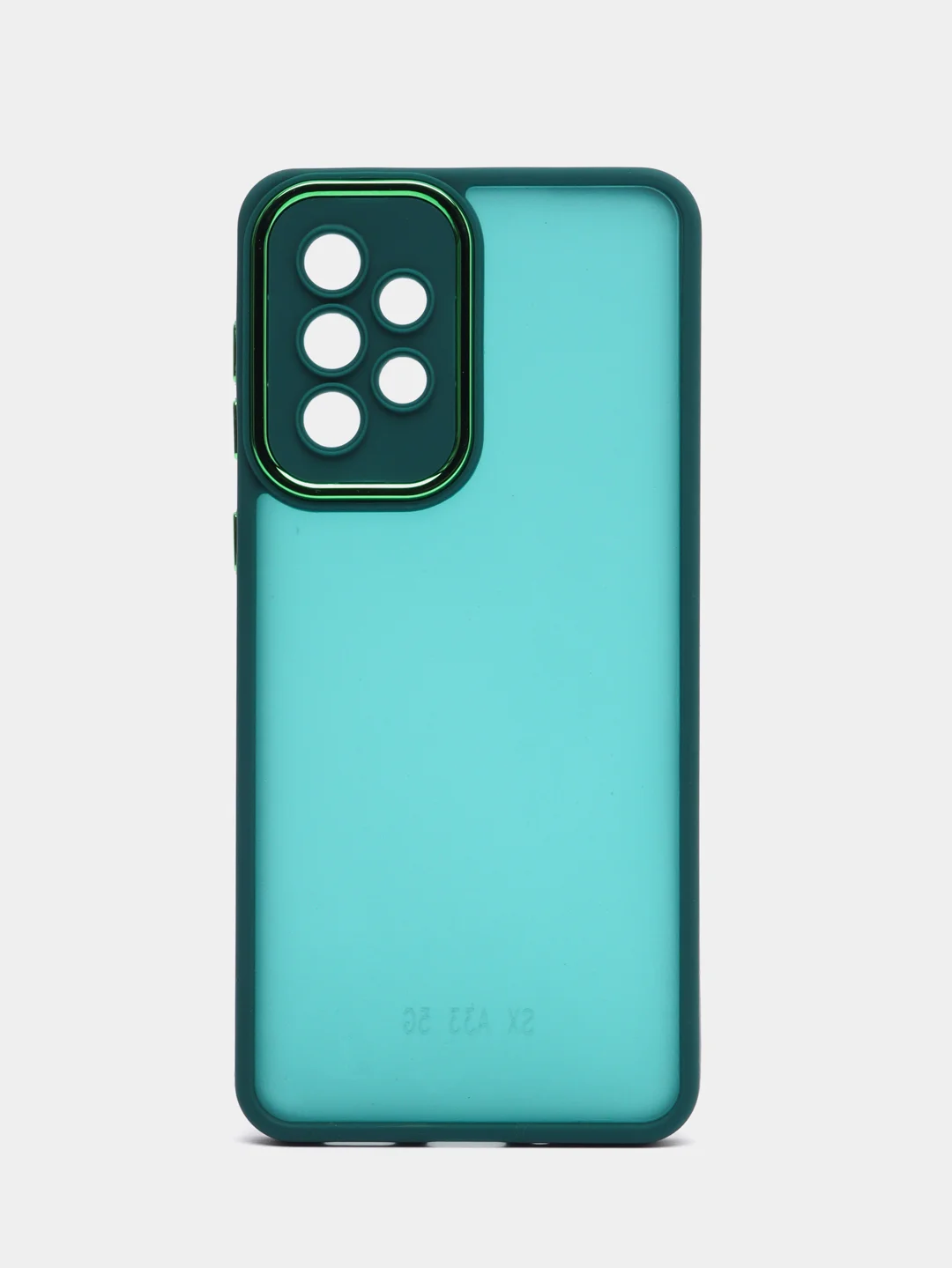 Морской чехол матовый для Samsung Galaxy A33, пластиковый, полупрозрачный, с глянцевой рамкой