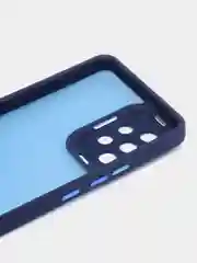 Морской чехол матовый для Samsung Galaxy A53, пластиковый, полупрозрачный, с глянцевой рамкой