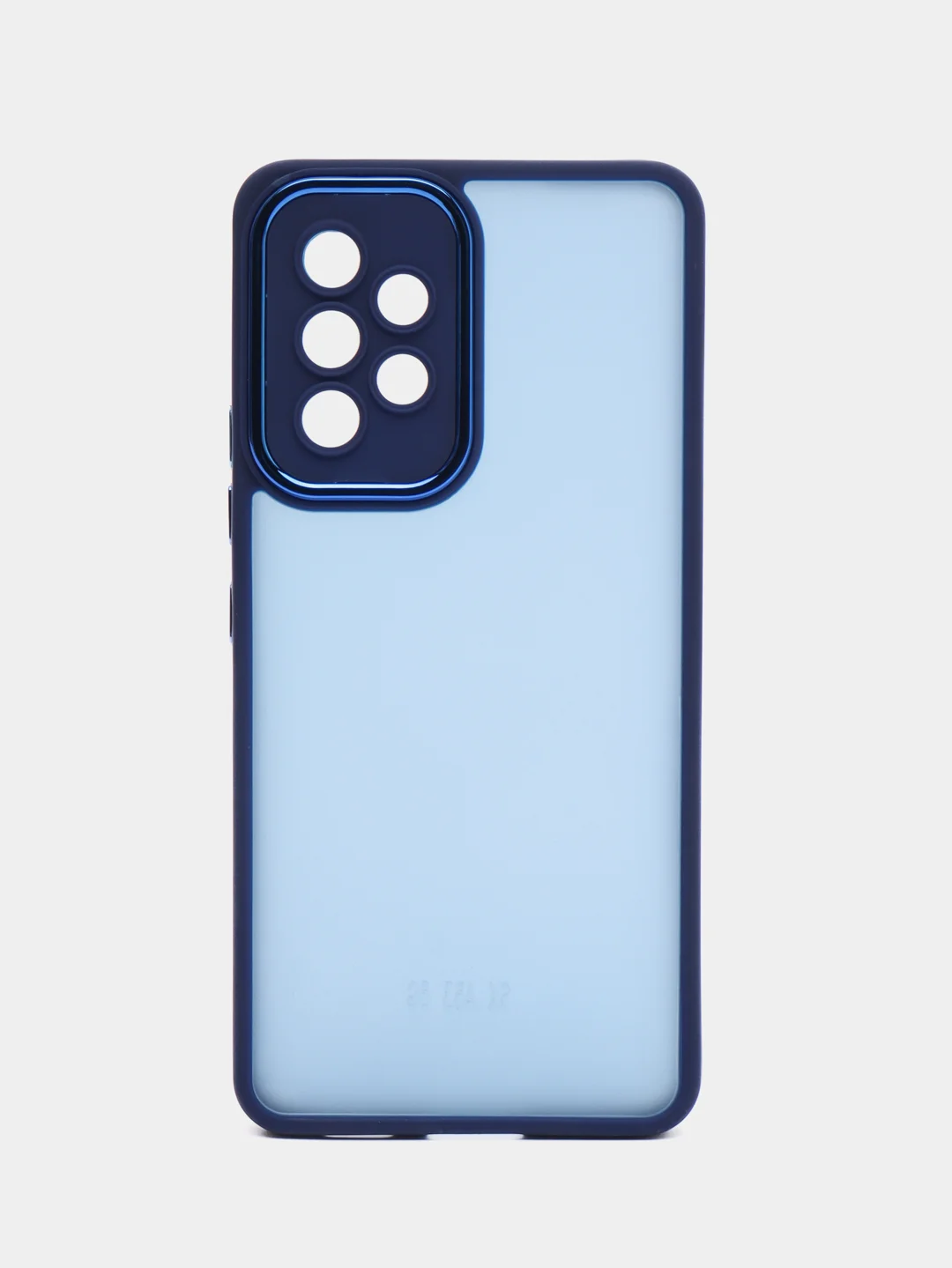 Морской чехол матовый для Samsung Galaxy A53, пластиковый, полупрозрачный, с глянцевой рамкой