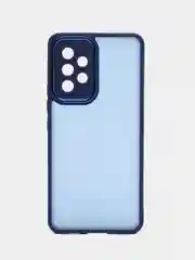 Морской чехол матовый для Samsung Galaxy A53, пластиковый, полупрозрачный, с глянцевой рамкой