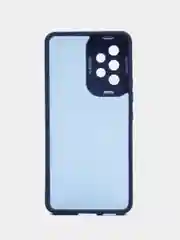 Морской чехол матовый для Samsung Galaxy A53, пластиковый, полупрозрачный, с глянцевой рамкой